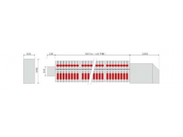 Retorcedora dos por uno para fibras cortas RF321G