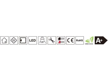 Cinta de luz LED UV flexible