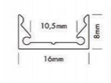 Perfiles de aluminio para banda de luz LED