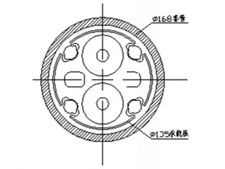 Sistema de anclaje de cable montado