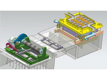 Máquina de fundición para planta de aleación de aluminio