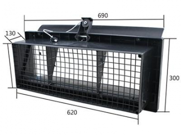 Entrada de aire, rejilla tipo grill modelo FC-3