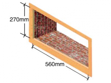 Entrada de aire, rejilla tipo grill para pared modelo FC-4