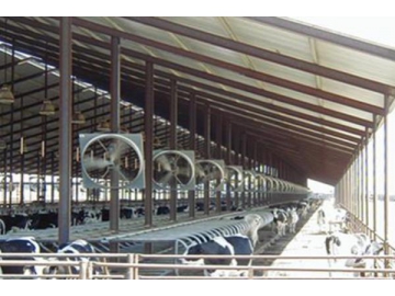 Ventilación en lugares de ganadería y aves de corral