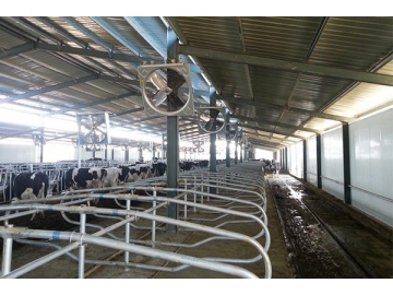 Ventilación en lugares de ganadería y aves de corral