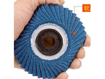 Disco de aleta de zirconia 4”/ Disco para esmeril angular T27 grano 80