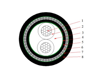 Cable NAYRY de 0.6/1 kV (AL/PVC/SWA/PVC)