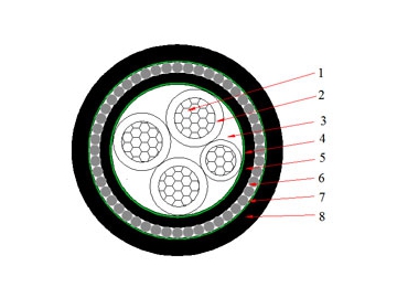 Cable NAYRY de 0.6/1 kV (AL/PVC/SWA/PVC)