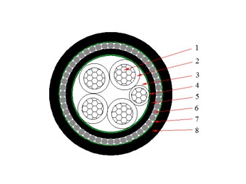 Cable NAYRY de 0.6/1 kV (AL/PVC/SWA/PVC)