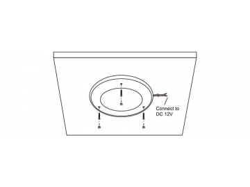 Luz empotrada LED para gabinete SC-A130