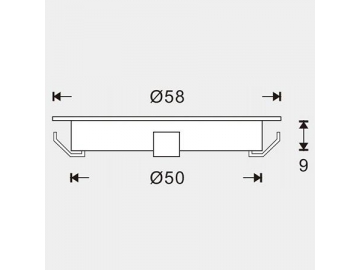 Plafón LED ultrafino SC-B103