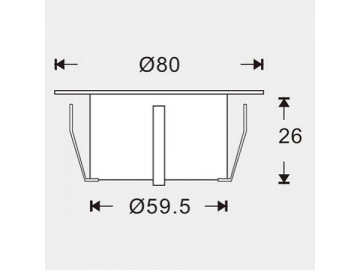 Foco LED de baja tensión SC-B107 (para decks),Foco LED, Iluminacion para decks, Iluminación LED