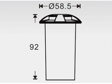 Lámpara LED para decoración de paredes de baja potencia SC-F109-4