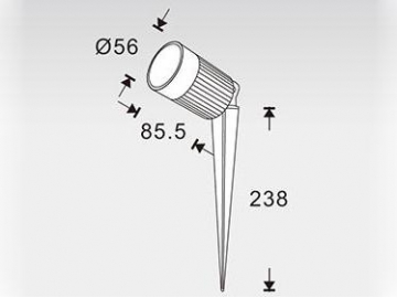 Reflector LED COB de paisaje SC-J103