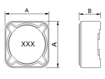 Inductor de potencia SMD, 12.3mm