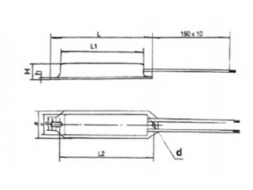 Resistencia de aluminio, serie ZGS800W