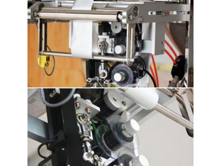 Envasadora vertical, MK-60YB (Con dosificador volumétrico),                                   para líquidos pegajosos pastosos, sellado posterior