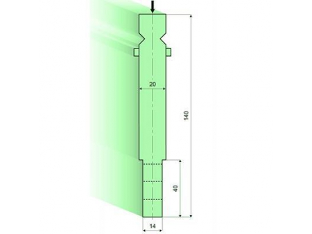 Punzones de radio con soporte R 7-50