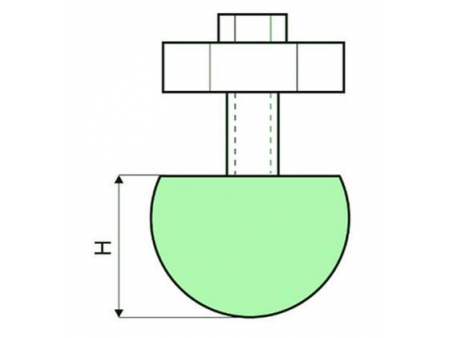 Punzones de radio con soporte R 7-50