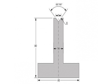 Matrices 88/90°, H=80mm