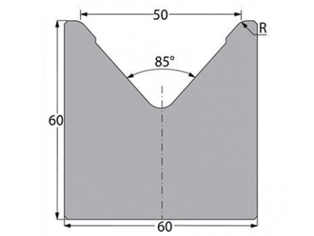 Matrices 85°, H=80mm