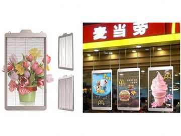 Pantalla LED transparente para publicidad digital exterior