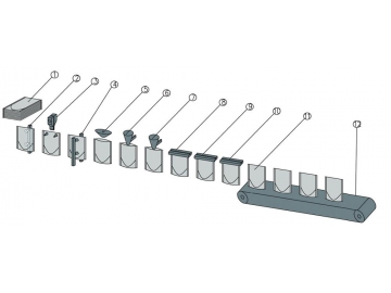 Envasadora para bolsas prefabricadas JDZ-180D/240D