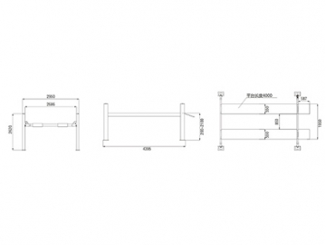 Elevador de 4 columnas WM-CLF02