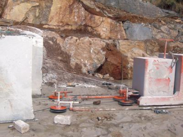 Hilo diamantado para cantera