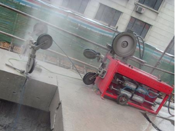 Hilo diamantado para corte de hormigón armado
