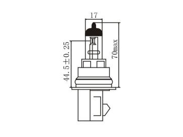 Bombilla para faros de automóvil HB5 (9007)