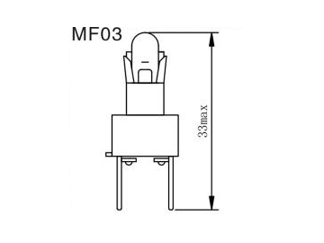 Luces para tablero de instrumentos MF02, 03, 04, 05, 06, 07, 08