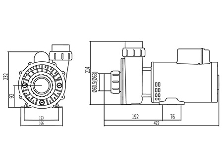 Bomba para hidromasaje, DXD-30A