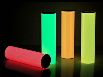 Rollos de vinilo fotoluminiscente