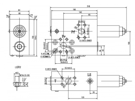 Válvula de control lógico  CV32