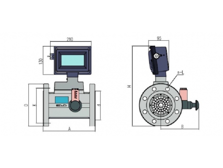 Caudalímetro de turbina