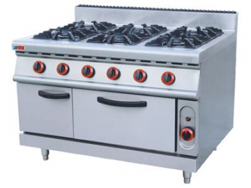 Cocina de gas con horno