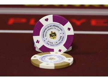 Fichas y token de póker de arcilla