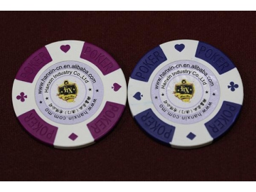 Fichas y token de póker de arcilla