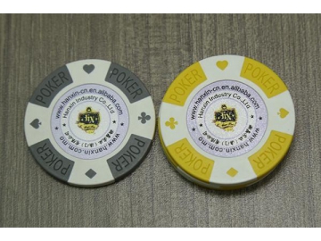 Fichas y token de póker de arcilla