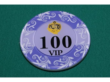 Fichas de casino póker de acrílico
