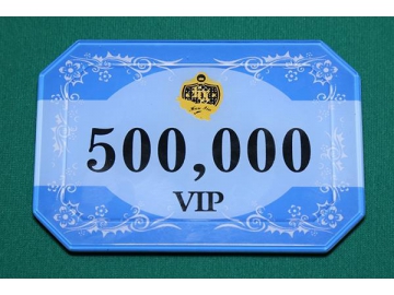 Fichas de casino póker de acrílico