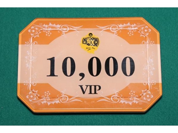 Fichas de casino póker de acrílico