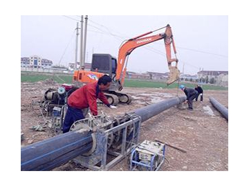 Tubería industrial HDPE para suministro de agua y accesorios