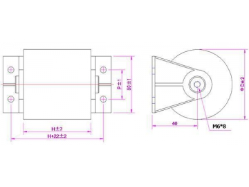 Capacitor de polipropileno metalizado MKP-GW