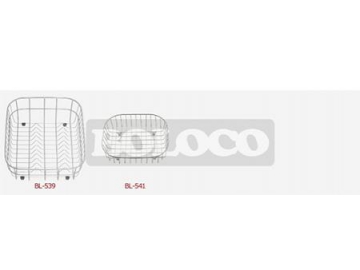 Fregadero de 2 cubetas de acero inoxidable BL-774