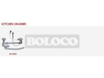 Fregadero de 2 cubetas de acero inoxidable BL-774