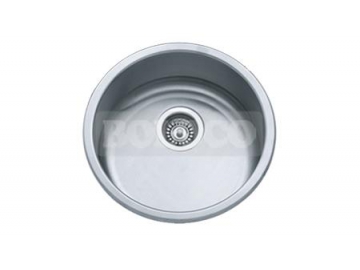 Fregadero de una cubeta de acero inoxidable con acabado satinado BL-871