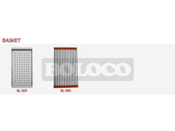 Fregadero de cubetas rectangulares y cuadradas en acero inoxidable BL-736
