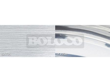Fregadero de acero inoxidable de dos senos BL-809L